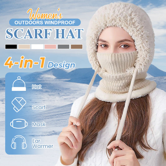 ❄️Winter Special 50% OFF🔥Women's Outdoors Windproof Scarf Hat