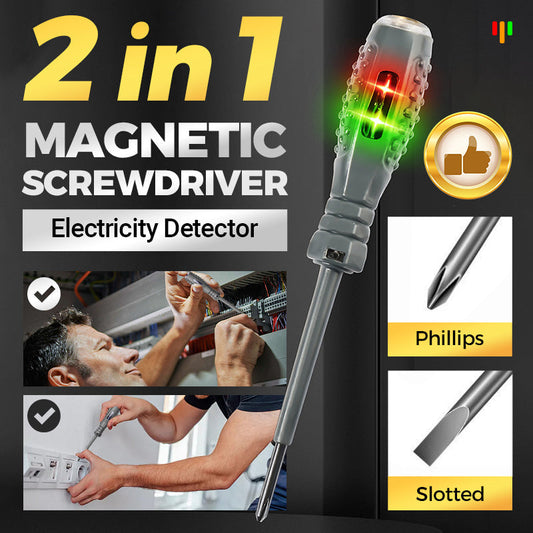 2-in-1  High Torque Strong Magnetic Screwdriver Electricity Detector