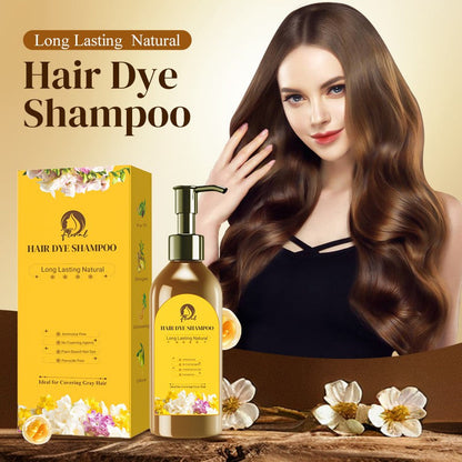 🔥Hot Sale 49% Off✨ Long Lasting Natural Hair Dye Shampoo