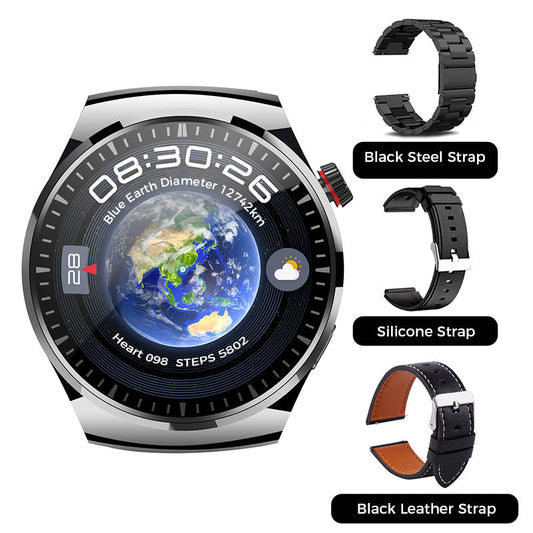 🔥Limited Time 50% Off 🔥✨Newly arrived✨Watch 4 PRO Round Smartwatch: Bluetooth calling, waterproof and smart voice assistant for your active life! 💪⌚