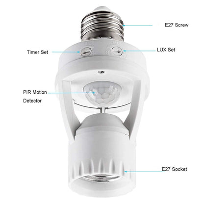 🎁Christmas sale☃️E27 Lamp Base Motion Sensor Light Socket