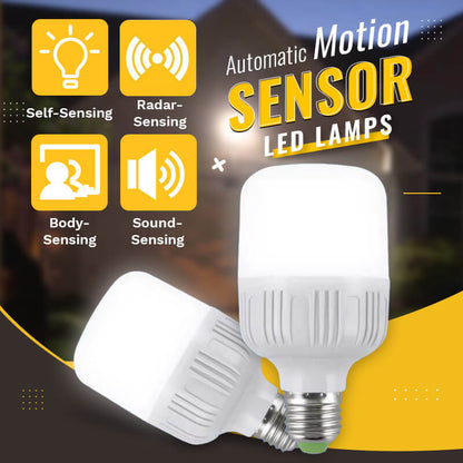 🔥Automatic Motion Sensor LED Lamp with E27 lamp holder (Buy 2 Get 1 FREE)