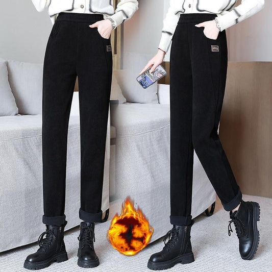 🔥Hot sale🔥Women's High-waist Warm  Fleece-lined Pants