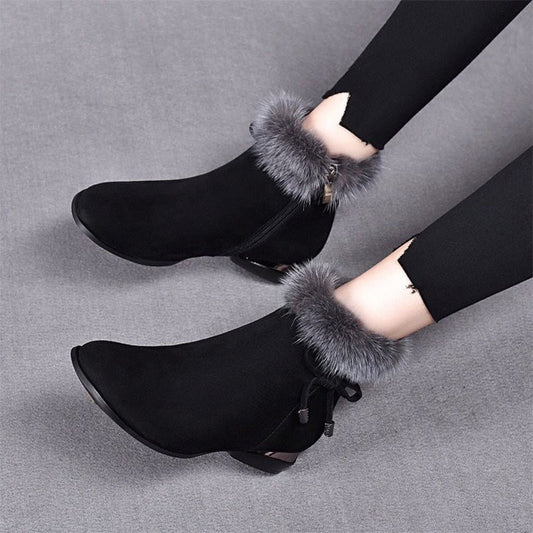 🎁2025 New Models🎉Fashionable, warm, thick and non-slip ankle boots for women