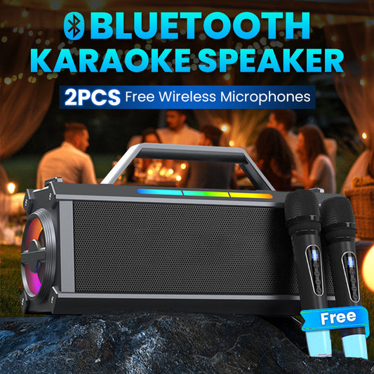 🔥2025 Hot Sale 50% Off🔥200W Bluetooth Karaoke Speaker with Wireless Microphone